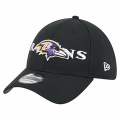 Baltimore Ravens New Era Overlap Logo 39THIRTY Stretch Fit Hat - Black outlet