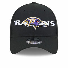 Baltimore Ravens New Era Overlap Logo 39THIRTY Stretch Fit Hat - Black outlet