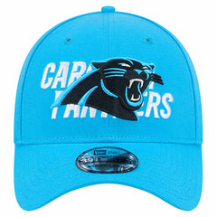 Carolina Panthers New Era Overlap Logo 39THIRTY Stretch Fit Hat - Blue for sale