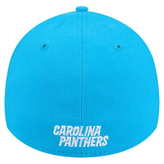 Carolina Panthers New Era Overlap Logo 39THIRTY Stretch Fit Hat - Blue for sale