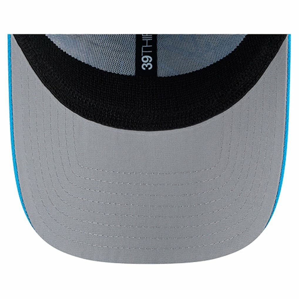 Carolina Panthers New Era Overlap Logo 39THIRTY Stretch Fit Hat - Blue for sale