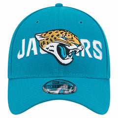 Jacksonville Jaguars New Era Overlap Logo 39THIRTY Stretch Fit Hat - Teal on sale