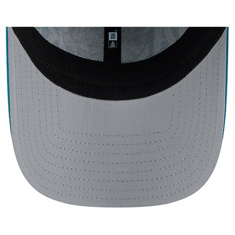 Jacksonville Jaguars New Era Overlap Logo 39THIRTY Stretch Fit Hat - Teal on sale