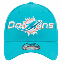 Miami Dolphins New Era Overlap Logo 39THIRTY Stretch Fit Hat - Aqua cheap
