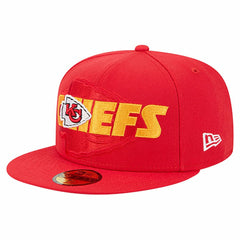 Kansas City Chiefs New Era Overlap Wordmark 59FIFTY Fitted Hat - Red outlet