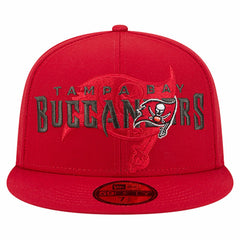 Tampa Bay Buccaneers New Era Overlap Wordmark 59FIFTY Fitted Hat - Red discount