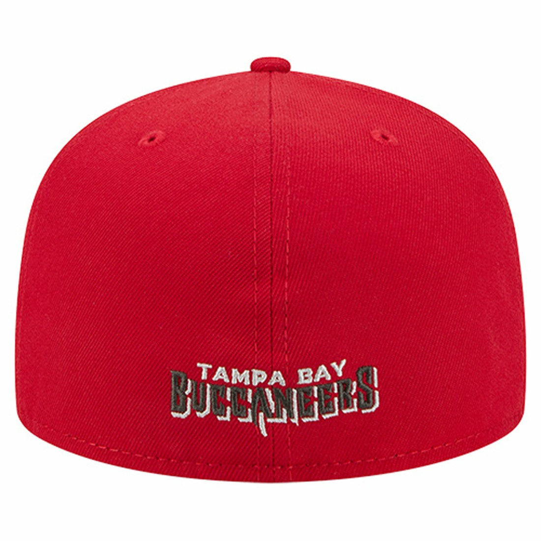 Tampa Bay Buccaneers New Era Overlap Wordmark 59FIFTY Fitted Hat - Red discount