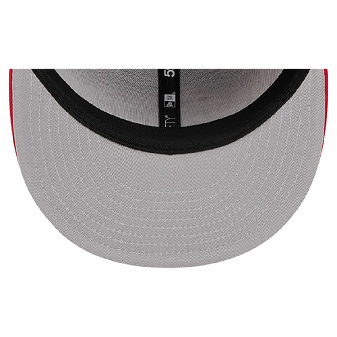 Tampa Bay Buccaneers New Era Overlap Wordmark 59FIFTY Fitted Hat - Red discount