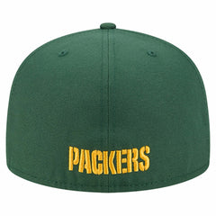 Green Bay Packers New Era Overlap Wordmark 59FIFTY Fitted Hat - Green sale