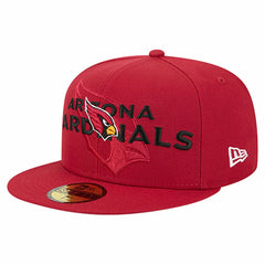 Arizona Cardinals New Era Overlap Wordmark 59FIFTY Fitted Hat - Cardinal outlet