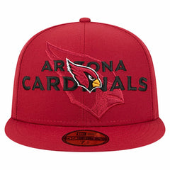 Arizona Cardinals New Era Overlap Wordmark 59FIFTY Fitted Hat - Cardinal outlet