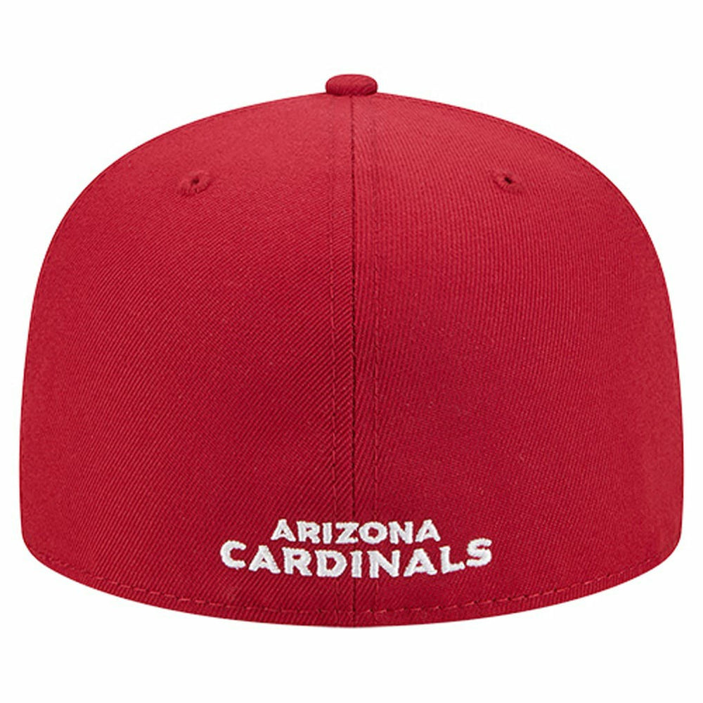 Arizona Cardinals New Era Overlap Wordmark 59FIFTY Fitted Hat - Cardinal outlet
