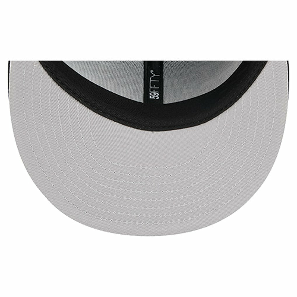Atlanta Falcons New Era Overlap Wordmark 59FIFTY Fitted Hat - Black sale