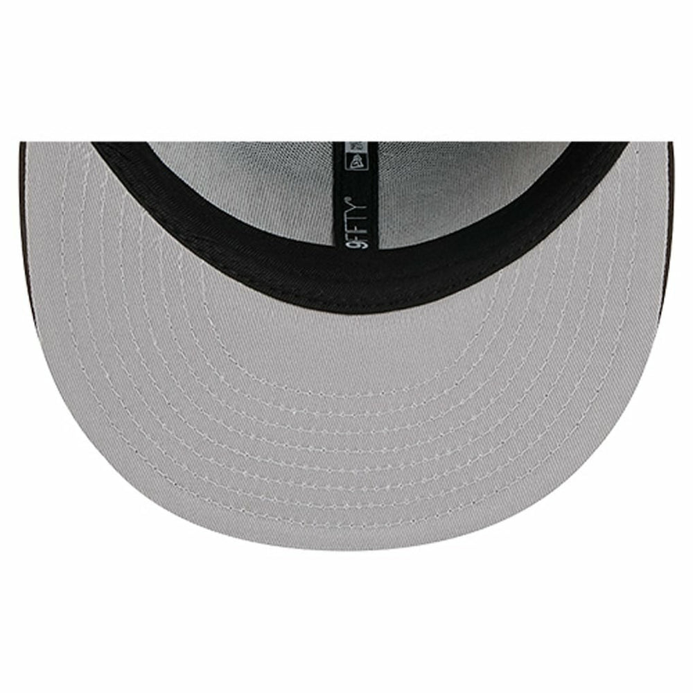 Cleveland Browns New Era Overlap Wordmark 59FIFTY Fitted Hat - Brown on sale