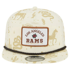 Los Angeles Rams New Era Desert Rose 19TWENTY Adjustable Hat - Cream cheap