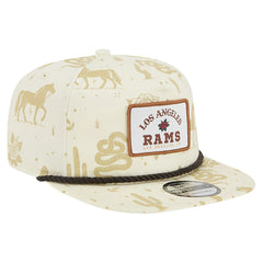 Los Angeles Rams New Era Desert Rose 19TWENTY Adjustable Hat - Cream cheap