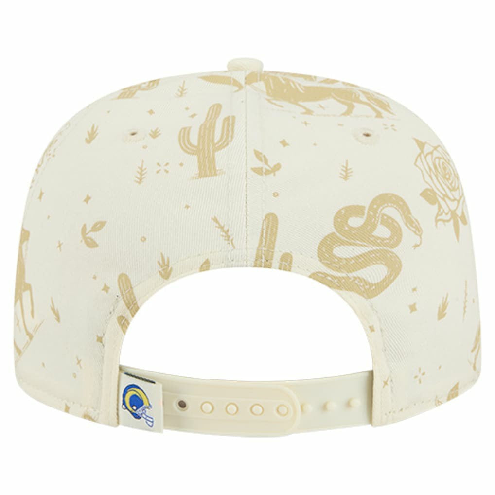 Los Angeles Rams New Era Desert Rose 19TWENTY Adjustable Hat - Cream cheap