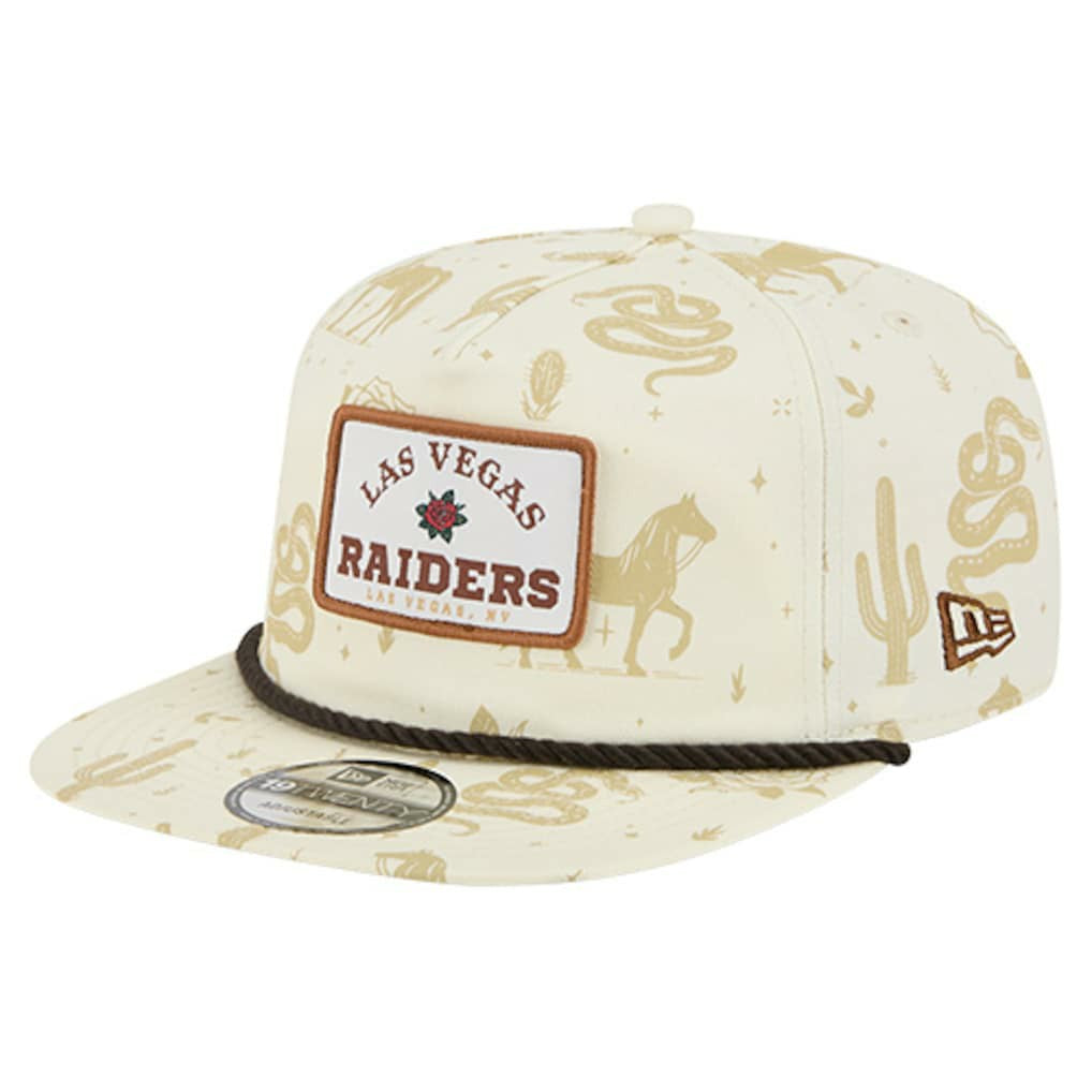 Las Vegas Raiders New Era Desert Rose 19TWENTY Adjustable Hat - Cream cheap