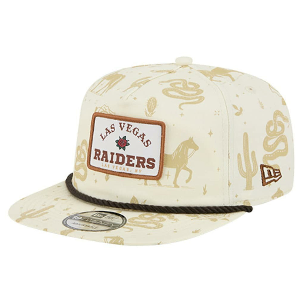 Las Vegas Raiders New Era Desert Rose 19TWENTY Adjustable Hat - Cream cheap