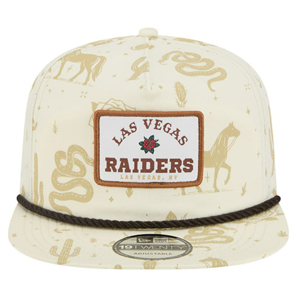 Las Vegas Raiders New Era Desert Rose 19TWENTY Adjustable Hat - Cream cheap
