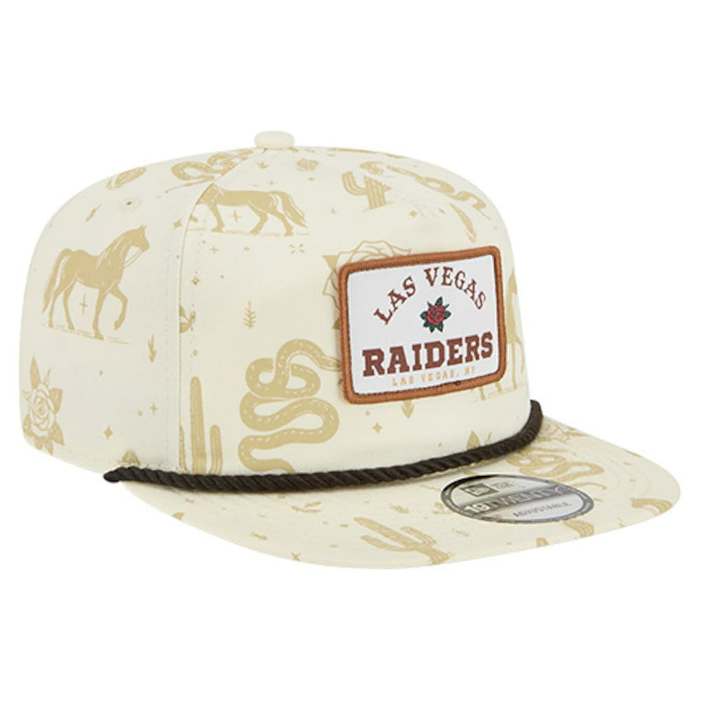 Las Vegas Raiders New Era Desert Rose 19TWENTY Adjustable Hat - Cream cheap