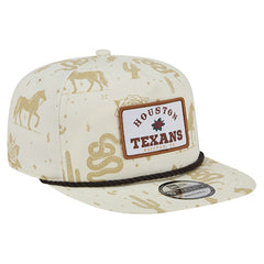 Houston Texans New Era Desert Rose 19TWENTY Adjustable Hat - Cream for sale