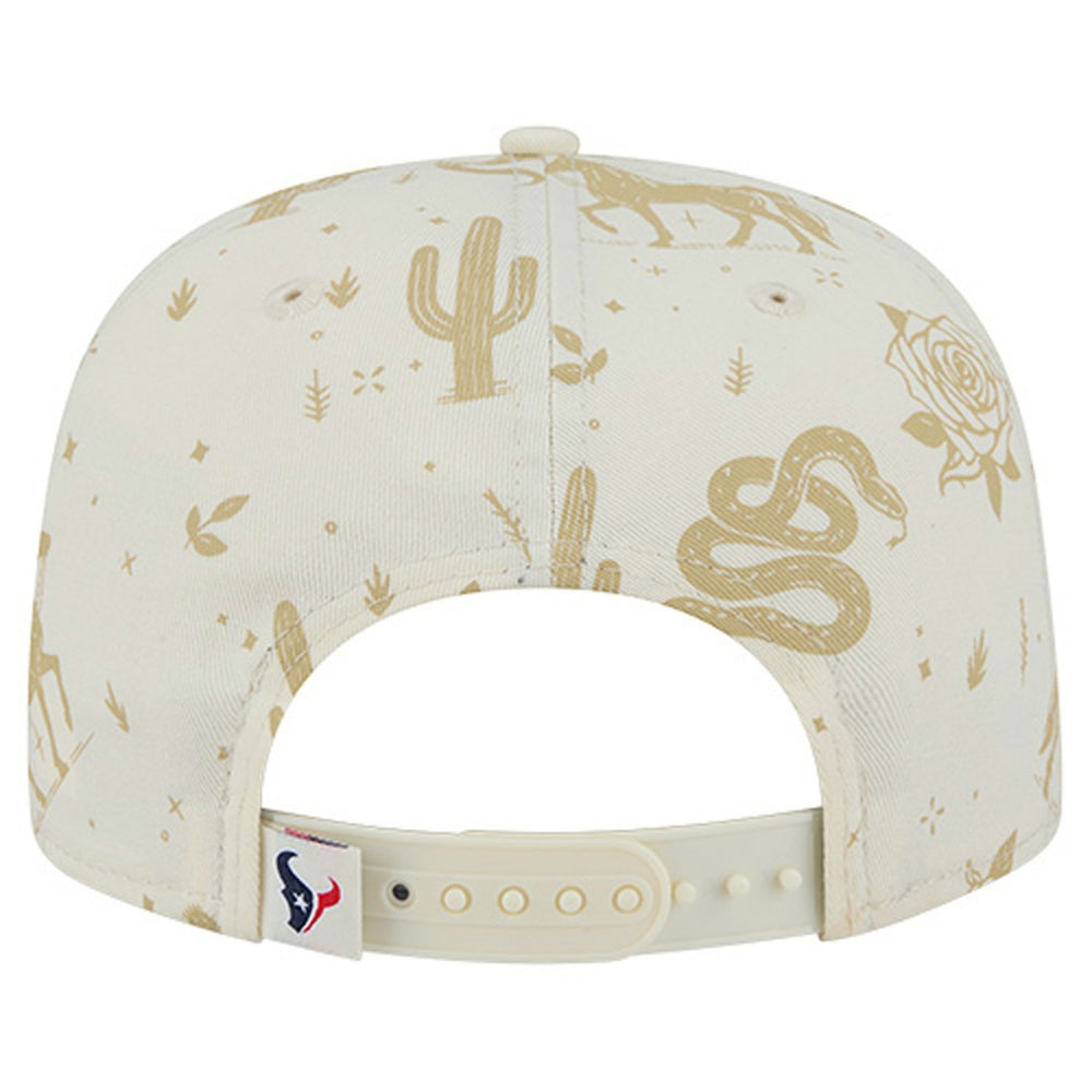 Houston Texans New Era Desert Rose 19TWENTY Adjustable Hat - Cream for sale