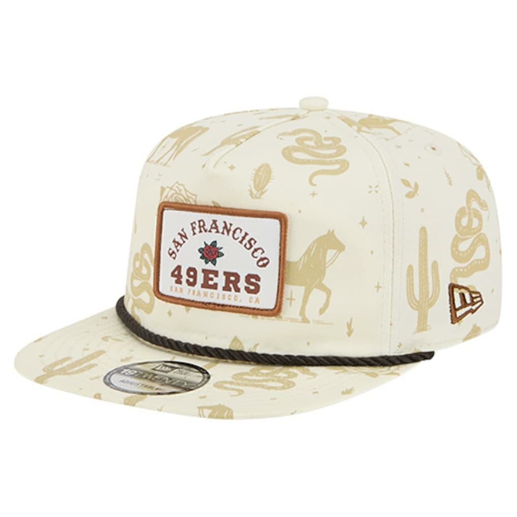 San Francisco 49ers New Era Desert Rose 19TWENTY Adjustable Hat - Cream discount