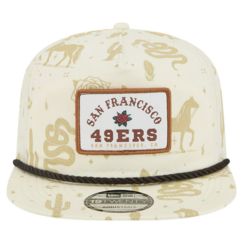 San Francisco 49ers New Era Desert Rose 19TWENTY Adjustable Hat - Cream discount