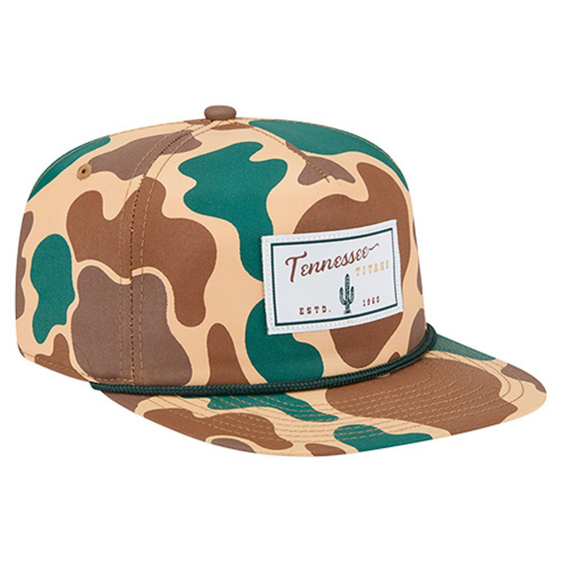 Tennessee Titans New Era Duck Rope 19TWENTY Snapback Hat - Camo discount