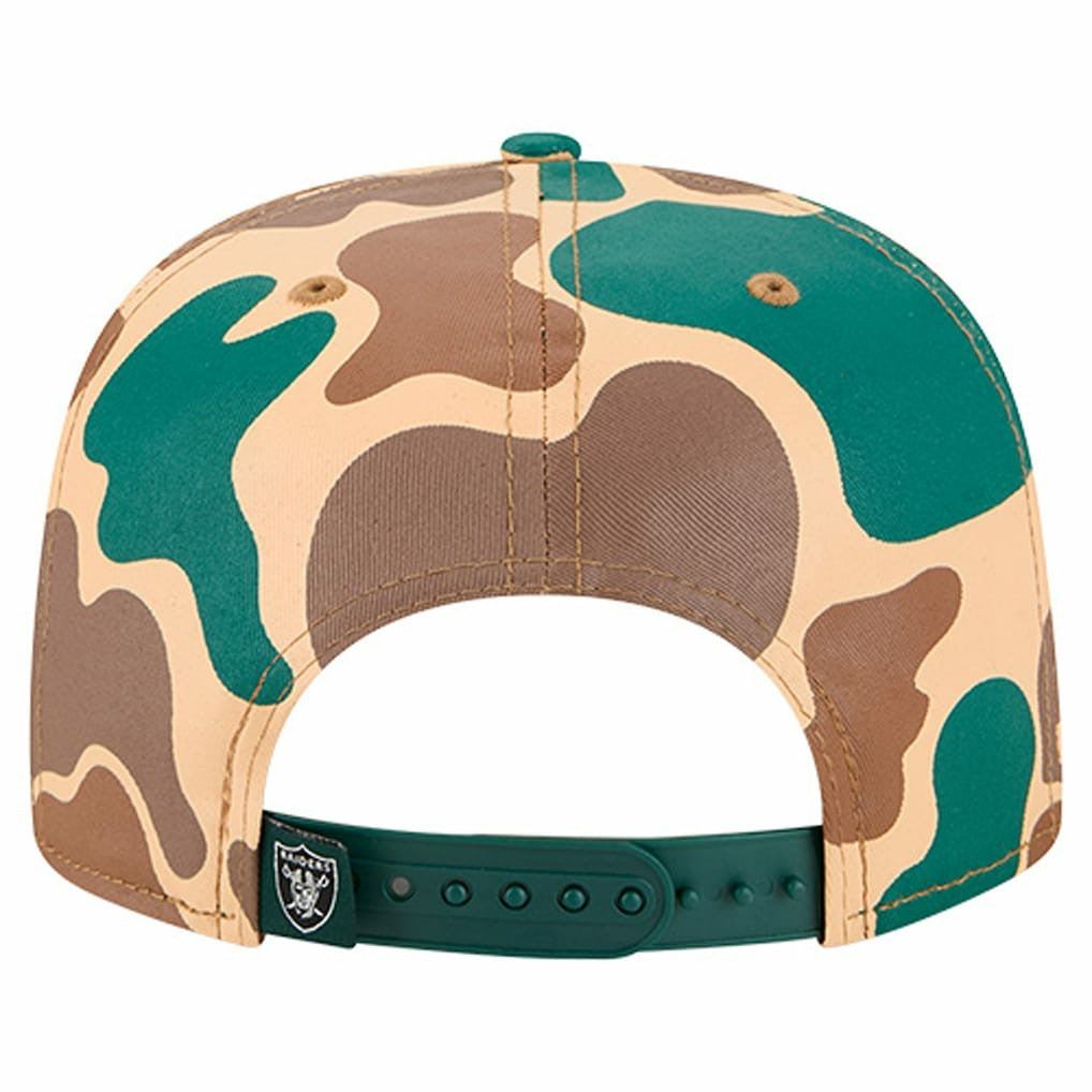 Las Vegas Raiders New Era Duck Rope 19TWENTY Snapback Hat - Camo discount