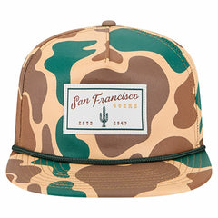 San Francisco 49ers New Era Duck Rope 19TWENTY Snapback Hat - Camo discount