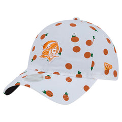Tampa Bay Buccaneers New Era Women's Fruit Pattern 9TWENTY Adjustable Hat - White discount