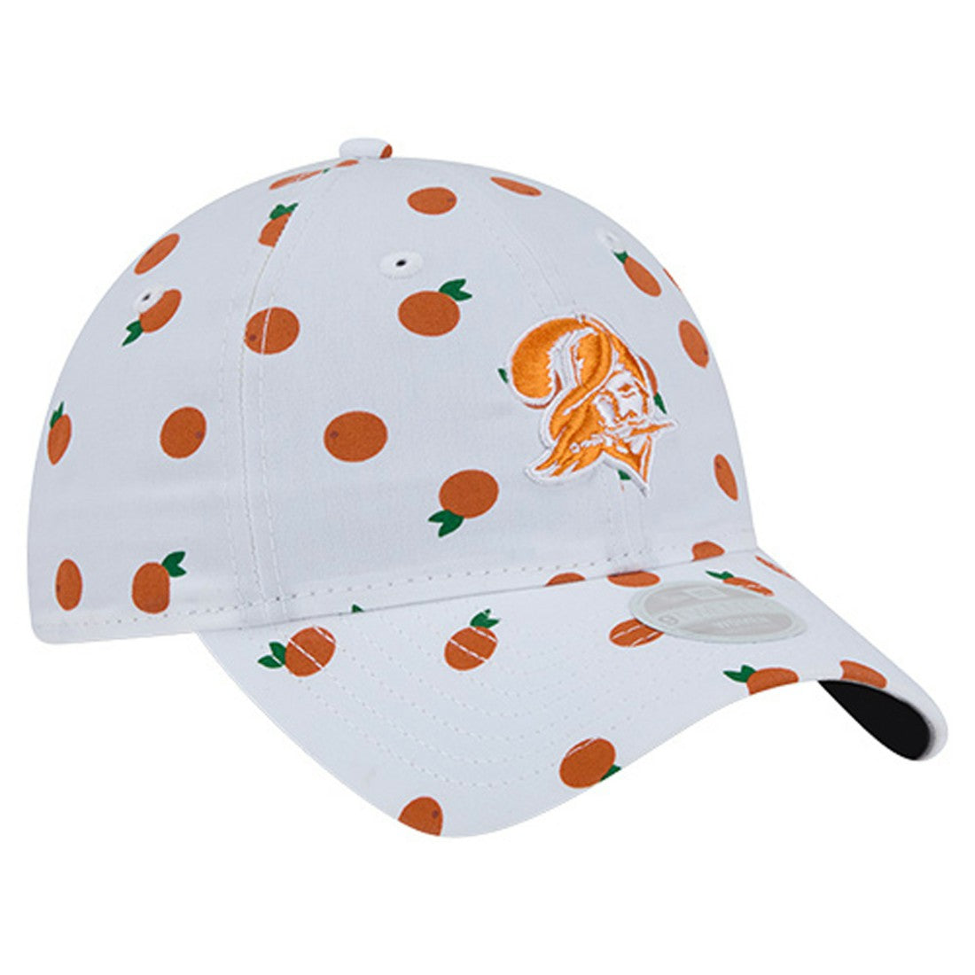 Tampa Bay Buccaneers New Era Women's Fruit Pattern 9TWENTY Adjustable Hat - White discount