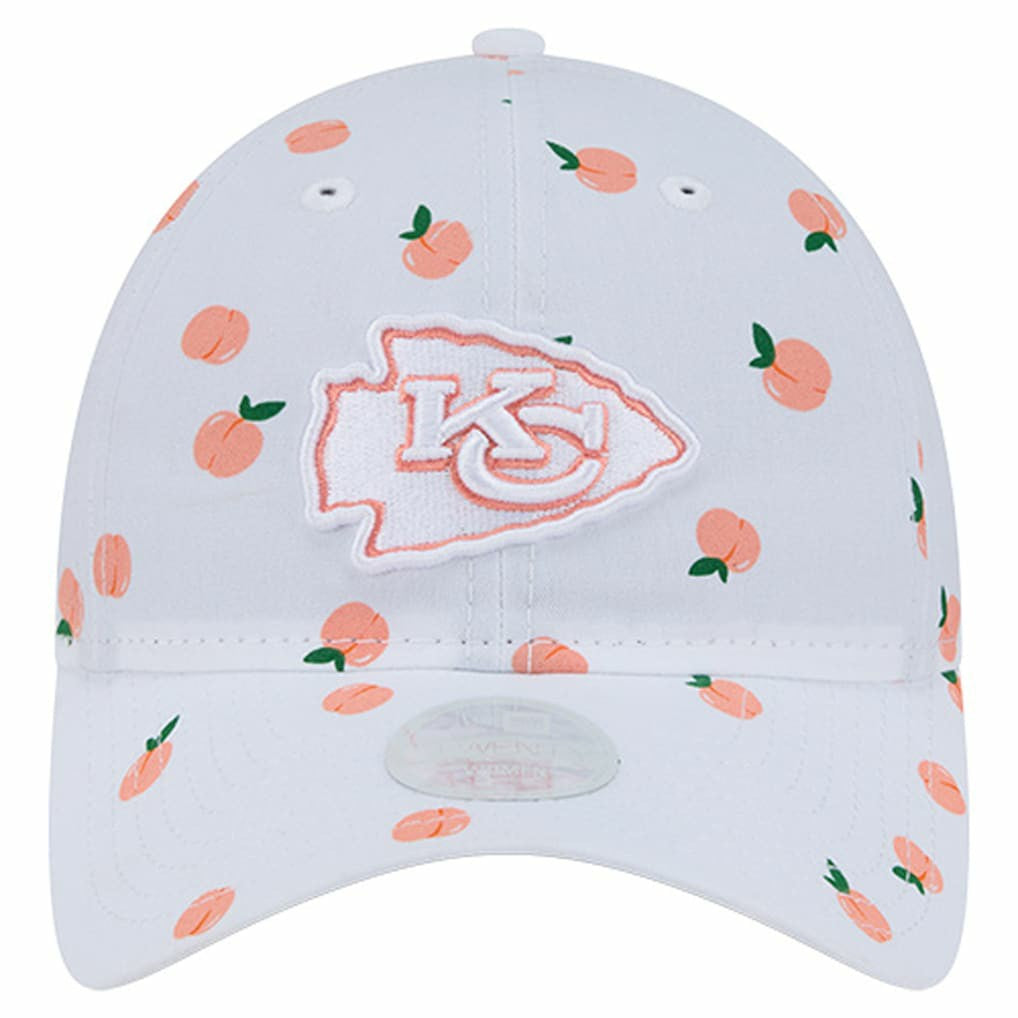 Kansas City Chiefs New Era Women's Fruit Pattern 9TWENTY Adjustable Hat - White outlet
