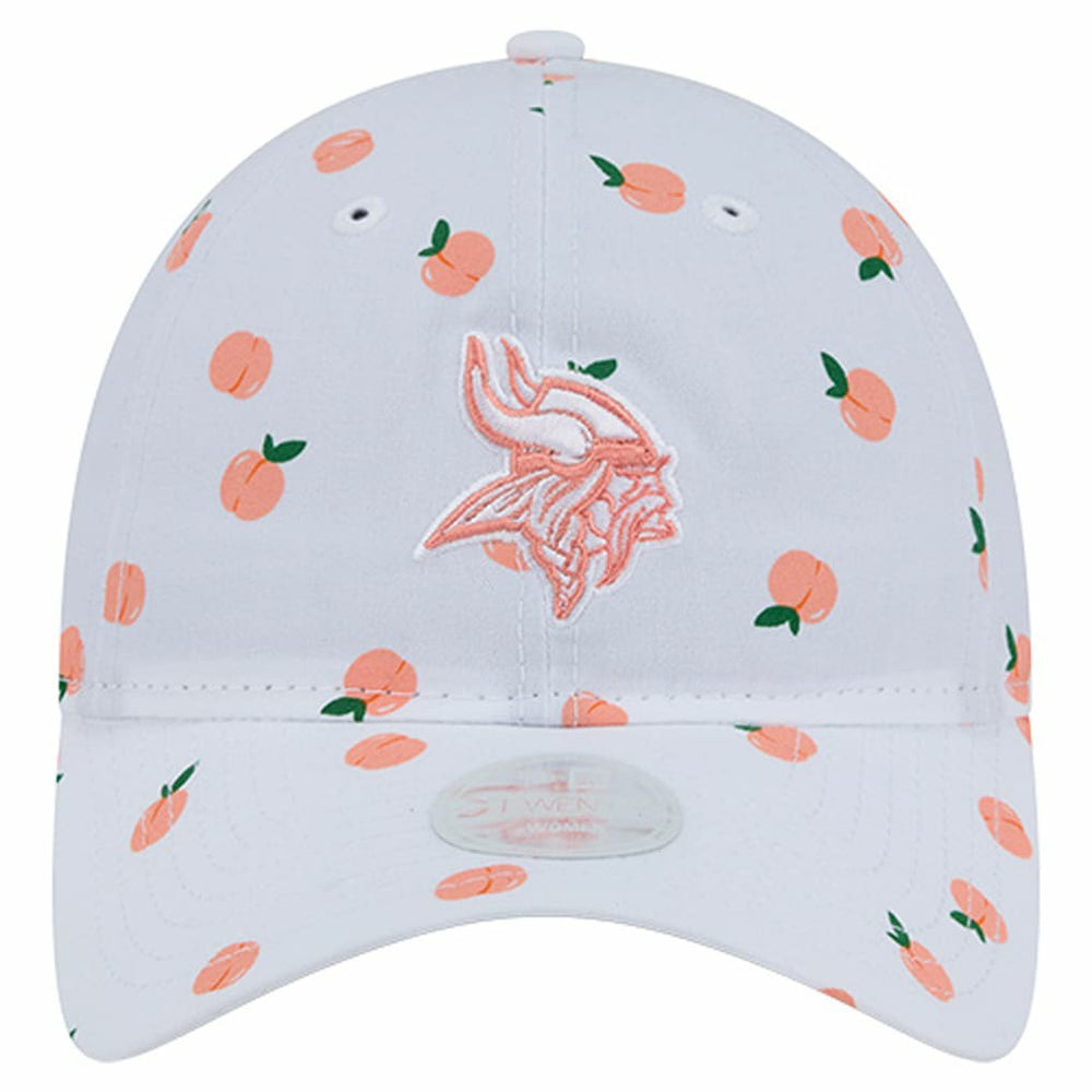 Minnesota Vikings New Era Women's Fruit Pattern 9TWENTY Adjustable Hat - White outlet