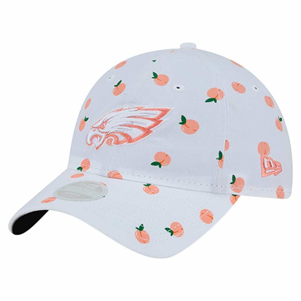 Philadelphia Eagles New Era Women's Fruit Pattern 9TWENTY Adjustable Hat - White cheap