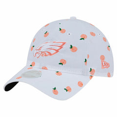 Philadelphia Eagles New Era Women's Fruit Pattern 9TWENTY Adjustable Hat - White cheap