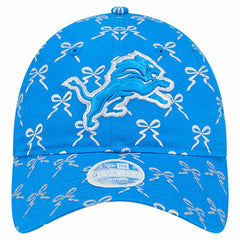 Detroit Lions New Era Women's Ribbon 9TWENTY Adjustable Hat - Blue sale