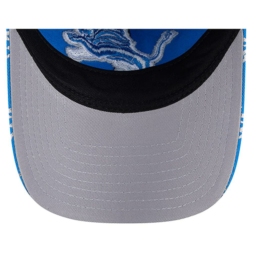 Detroit Lions New Era Women's Ribbon 9TWENTY Adjustable Hat - Blue sale