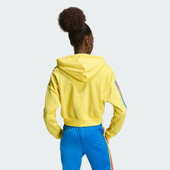 Colombia National Team Women's FIFA x World Cup Alphaskin Cropped Hoodie - Yellow | Adidas outlet