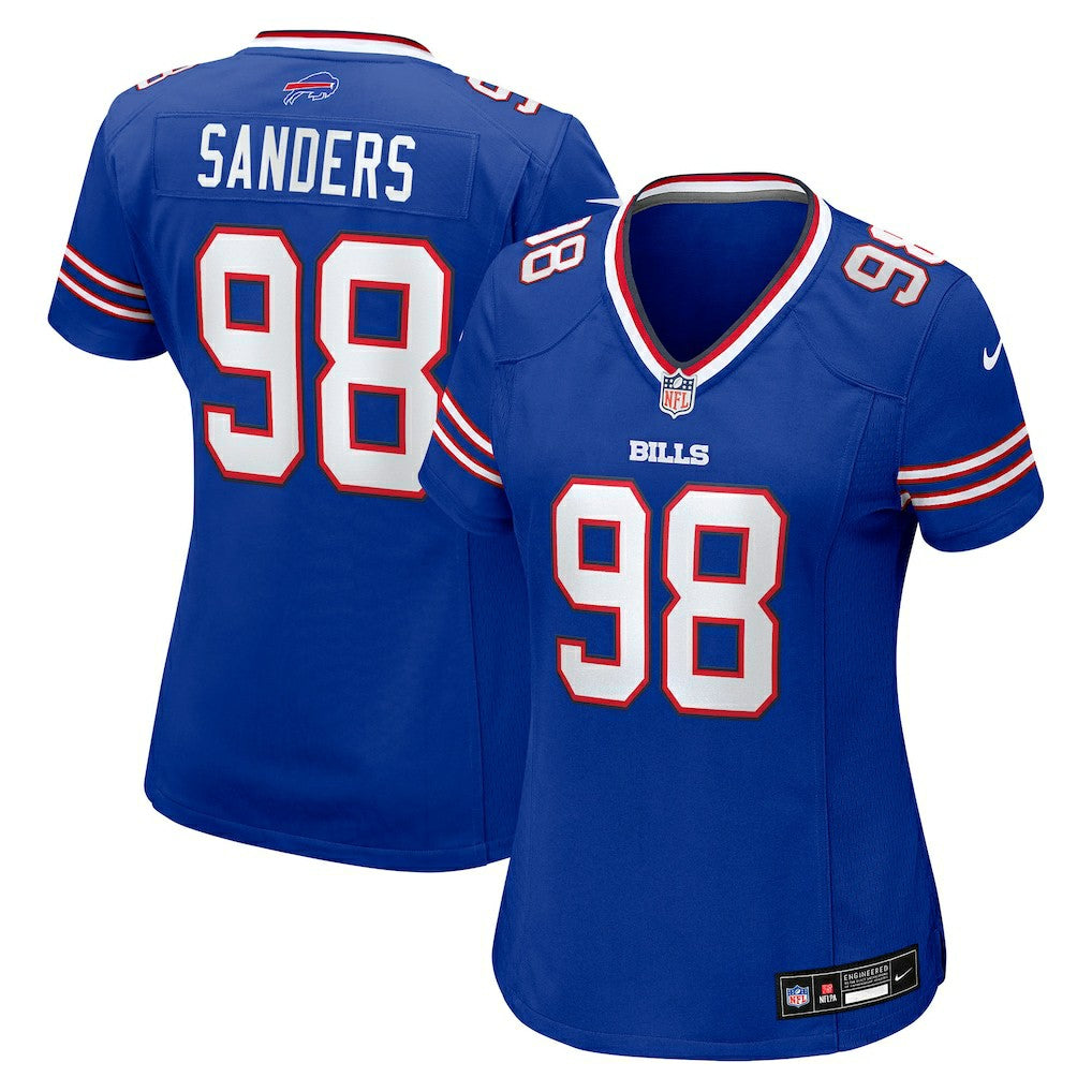 T.J. Sanders Buffalo Bills Women's Team Game Jersey - Royal | Nike online