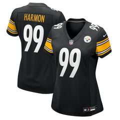 Derrick Harmon Pittsburgh Steelers Women's Team Game Jersey - Black | Nike online