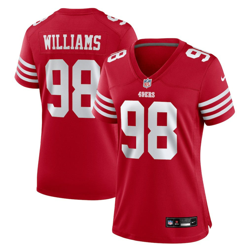 Mykel Williams San Francisco 49ers Women's Team Game Jersey - Scarlet | Nike sale