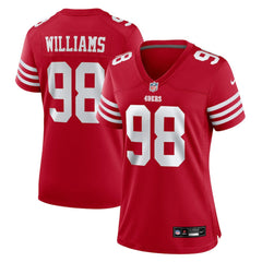 Mykel Williams San Francisco 49ers Women's Team Game Jersey - Scarlet | Nike sale