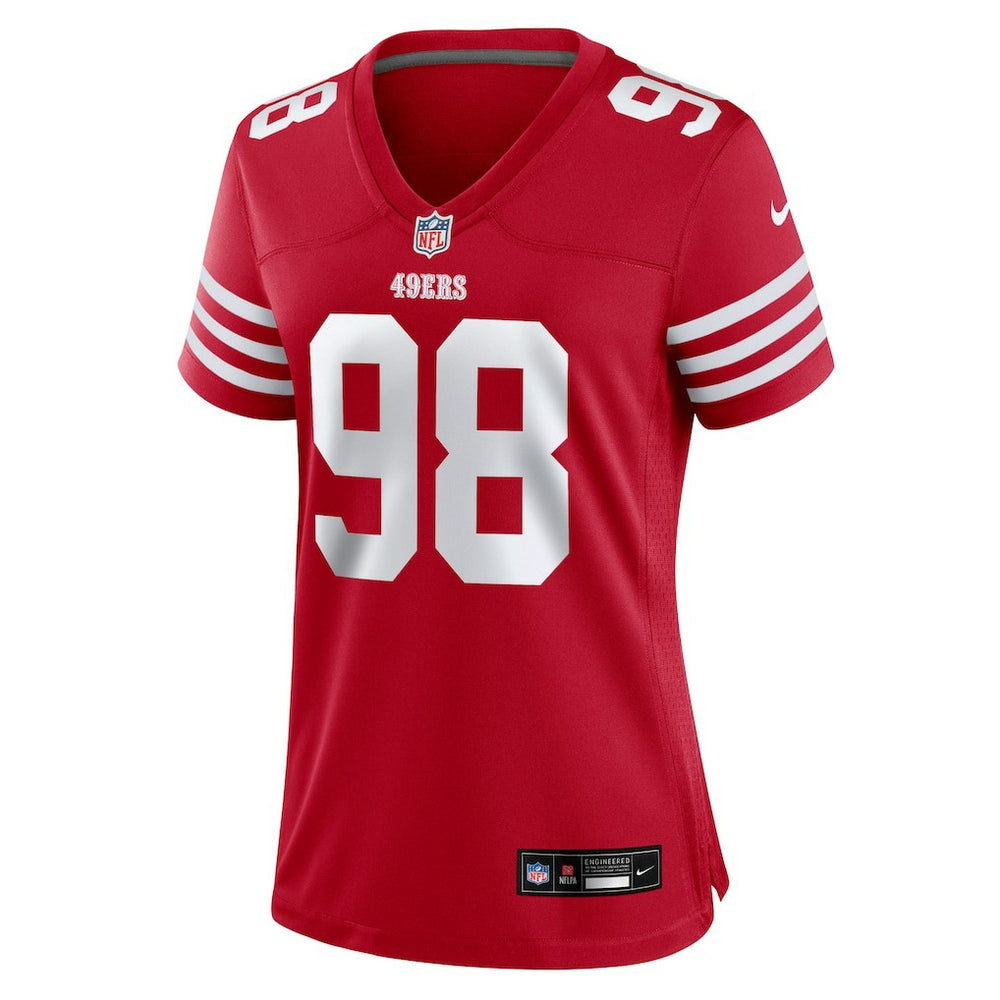 Mykel Williams San Francisco 49ers Women's Team Game Jersey - Scarlet | Nike sale