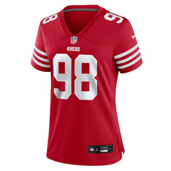 Mykel Williams San Francisco 49ers Women's Team Game Jersey - Scarlet | Nike sale
