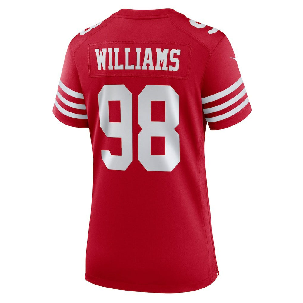 Mykel Williams San Francisco 49ers Women's Team Game Jersey - Scarlet | Nike sale