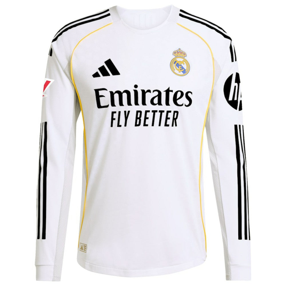 Rodrygo Real Madrid 2025/26 Home Long Sleeve Jersey - White | Adidas sale