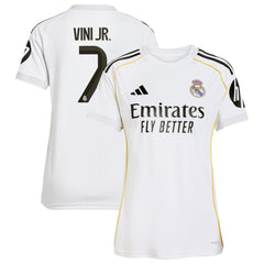 Vini Jr. Real Madrid Women's 2025/26 Home Replica Jersey - White | Adidas on sale